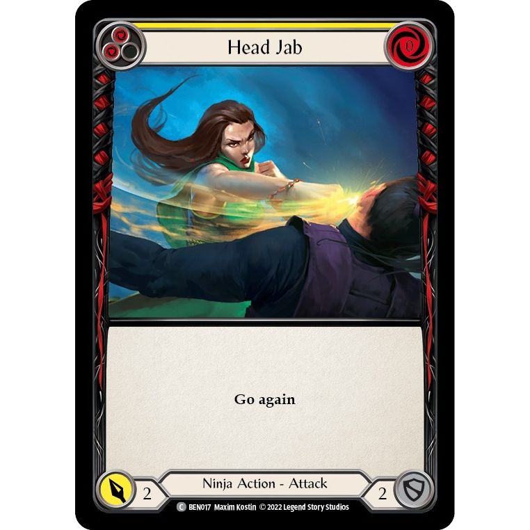 Image for Head Jab (Yellow) (BEN017) - Flesh and Blood TCG