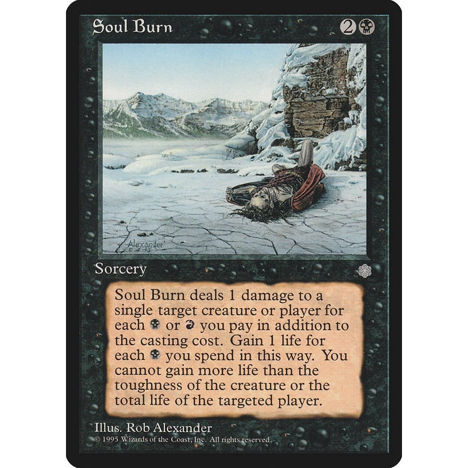 Image for Soul Burn (ICE) - Magic: The Gathering