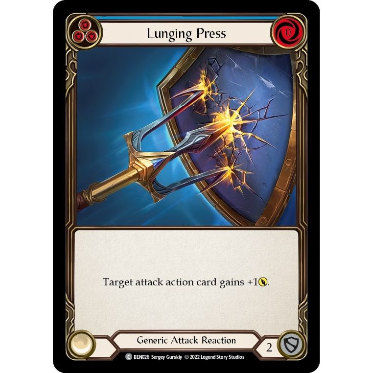 Image for Lunging Press (BEN026) - Flesh and Blood TCG