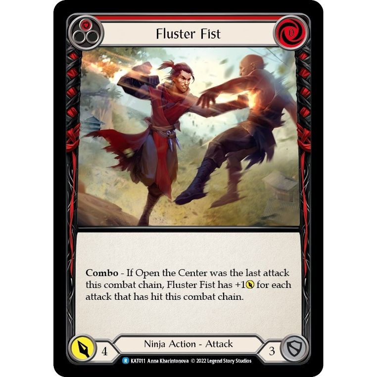 Image for Fluster Fist (Red) (KAT011) - Flesh and Blood TCG
