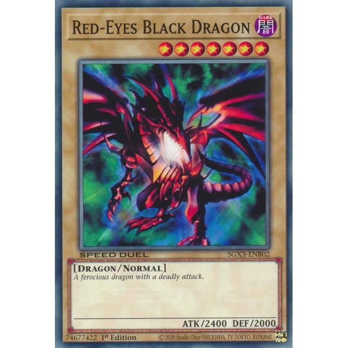Image for Red-Eyes Black Dragon (SGX3-ENB02) (SGX3) - YuGiOh