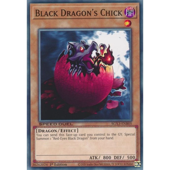 Image for Black Dragon's Chick (SGX3-ENB05) (SGX3) - YuGiOh