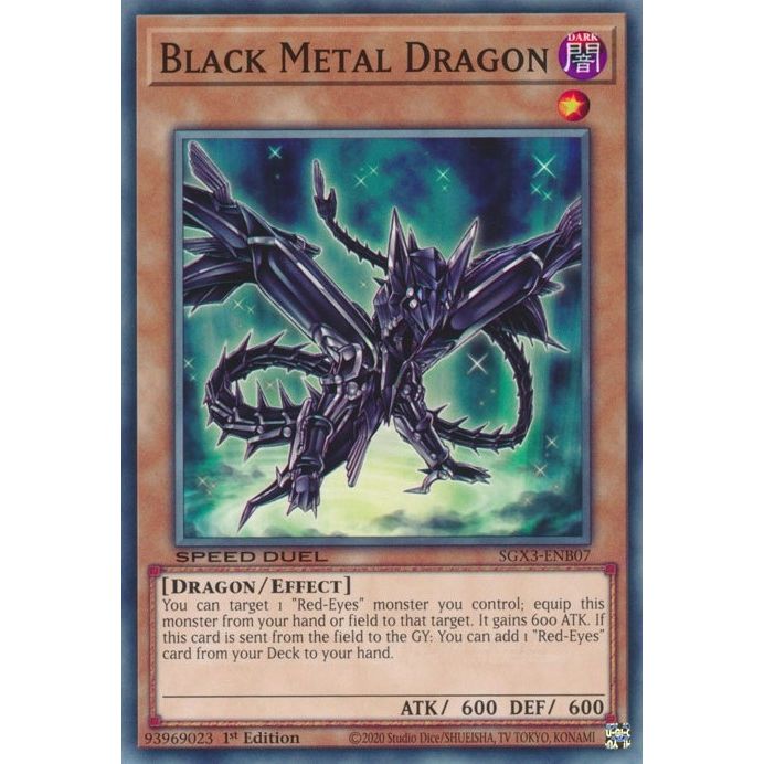 Image for Black Metal Dragon (SGX3-ENB07) (SGX3) - YuGiOh