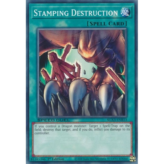 Image for Stamping Destruction (SGX3-ENB13) (SGX3) - YuGiOh