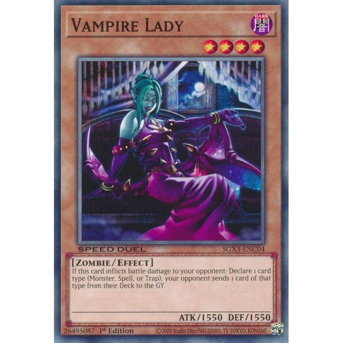 Image for Vampire Lady (SGX3-ENC04) (SGX3) - YuGiOh