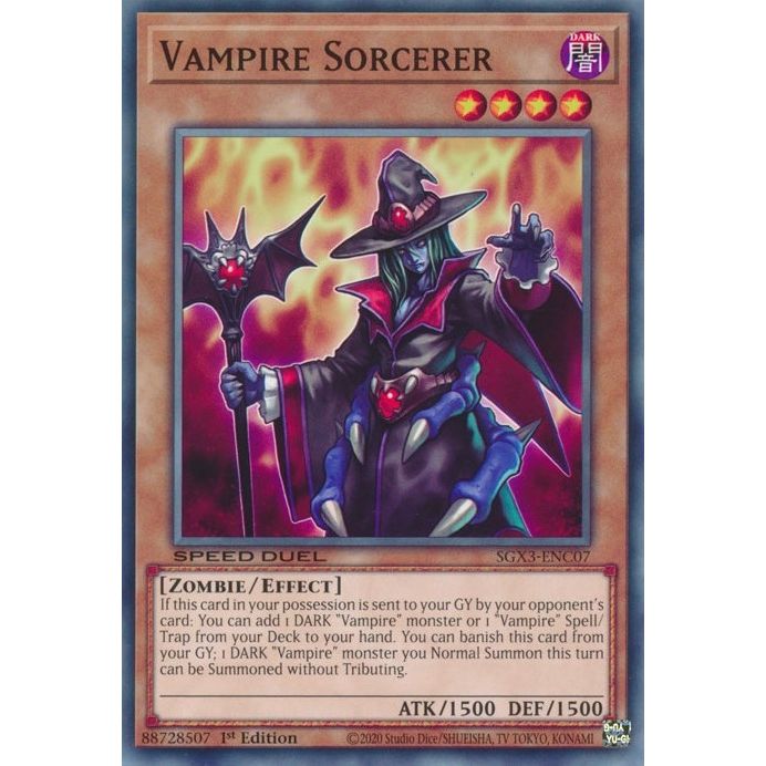 Image for Vampire Sorcerer (SGX3-ENC07) (SGX3) - YuGiOh