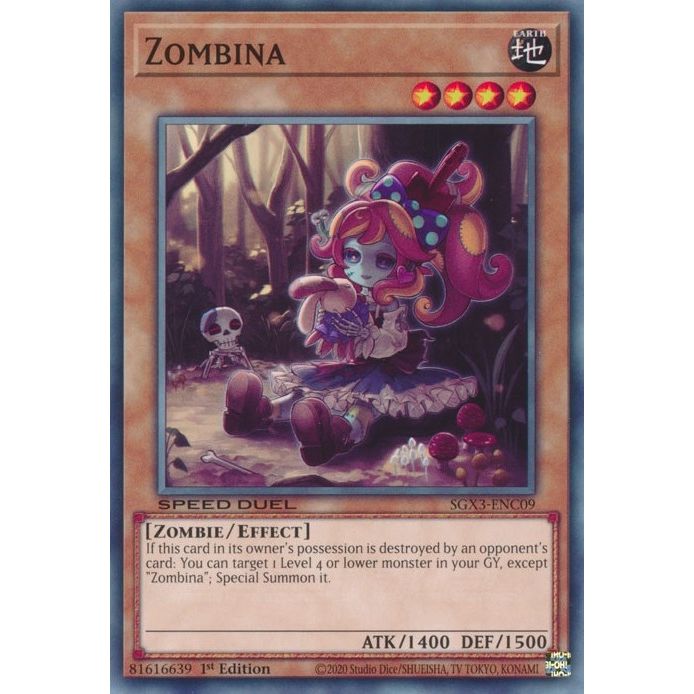 Image for Zombina (SGX3-ENC09) (SGX3) - YuGiOh