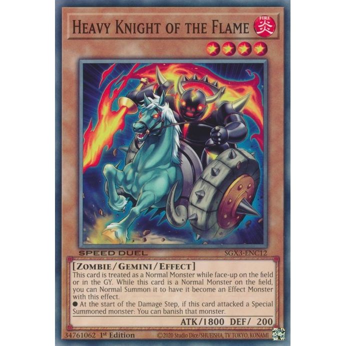 Image for Heavy Knight of the Flame (SGX3-ENC12) (SGX3) - YuGiOh