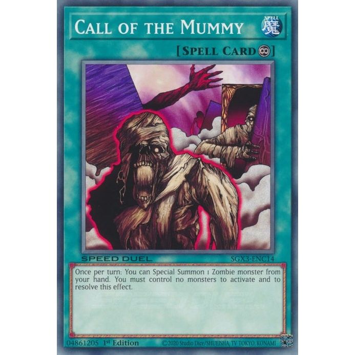 Image for Call of the Mummy (SGX3-ENC14) (SGX3) - YuGiOh