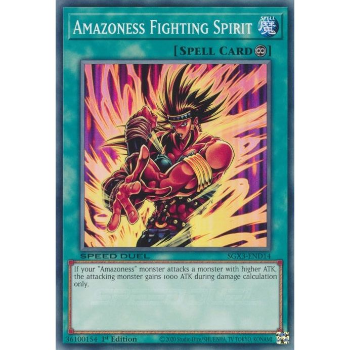 Image for Amazoness Fighting Spirit (SGX3-END14) (SGX3) - YuGiOh