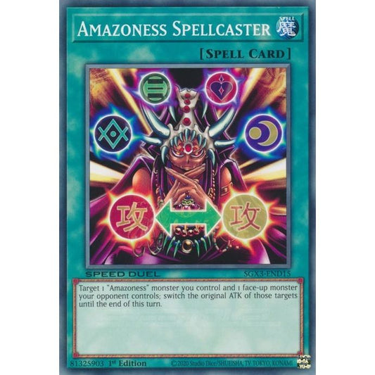 Image for Amazoness Spellcaster (SGX3-END15) (SGX3) - YuGiOh