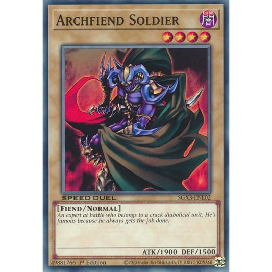 Image for Archfiend Soldier (SGX3-ENE02) (SGX3) - YuGiOh