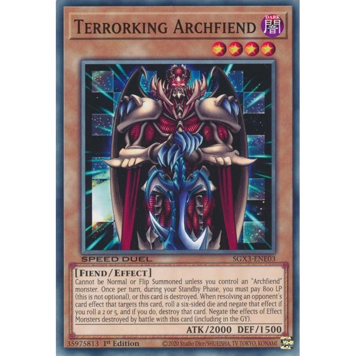 Image for Terrorking Archfiend (SGX3-ENE03) (SGX3) - YuGiOh