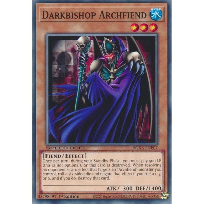 Image for Darkbishop Archfiend (SGX3-ENE07) (SGX3) - YuGiOh