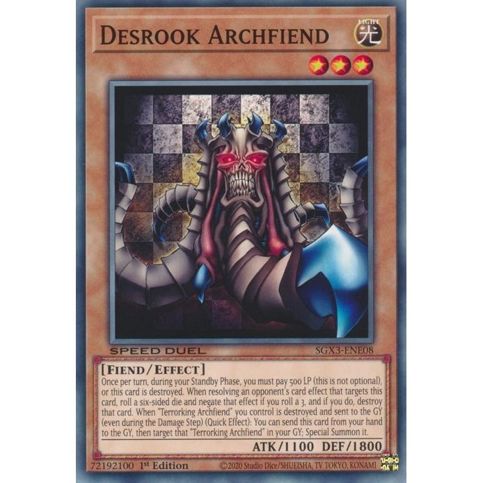 Image for Desrook Archfiend (SGX3-ENE08) (SGX3) - YuGiOh