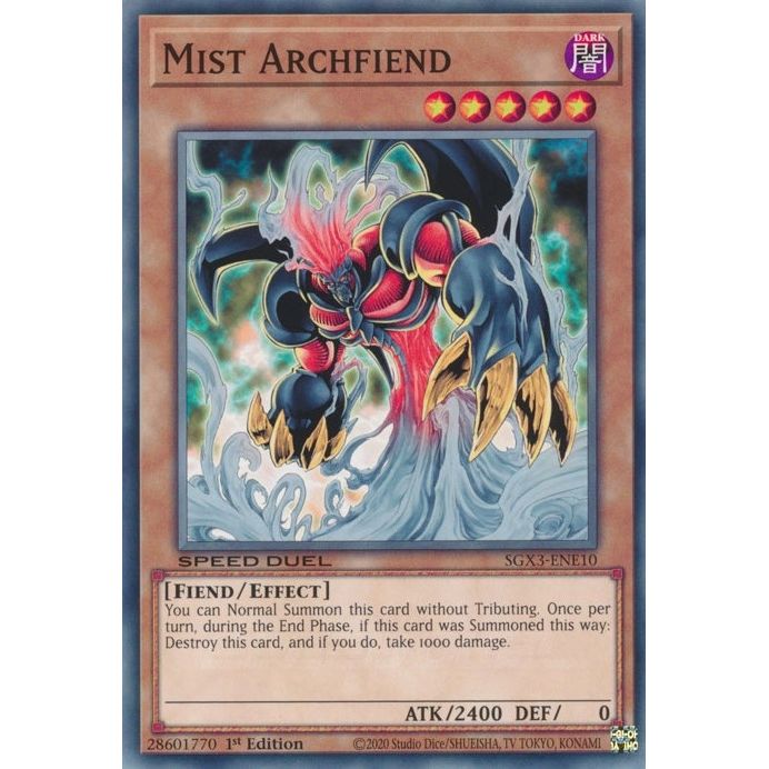 Image for Mist Archfiend (SGX3-ENE10) (SGX3) - YuGiOh