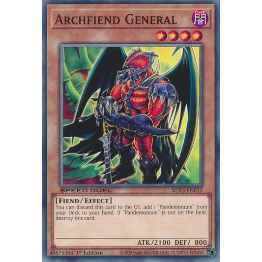 Image for Archfiend General (SGX3-ENE12) (SGX3) - YuGiOh