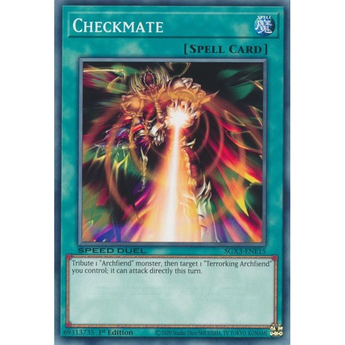 Image for Checkmate (SGX3-ENE15) (SGX3) - YuGiOh