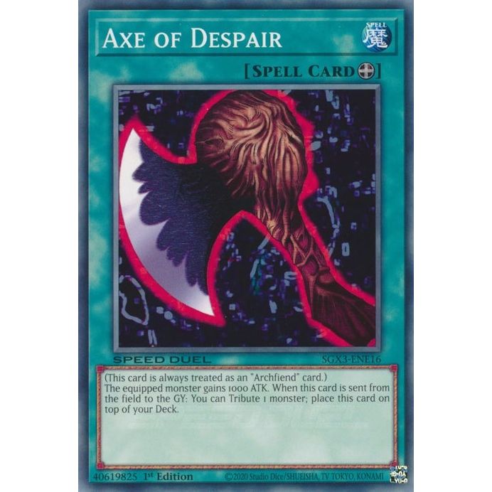 Image for Axe of Despair (SGX3-ENE16) (SGX3) - YuGiOh