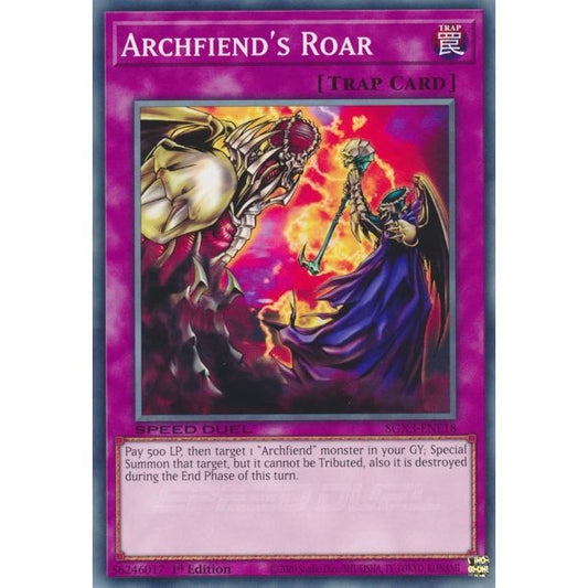Image for Archfiend's Roar (SGX3-ENE18) (SGX3) - YuGiOh