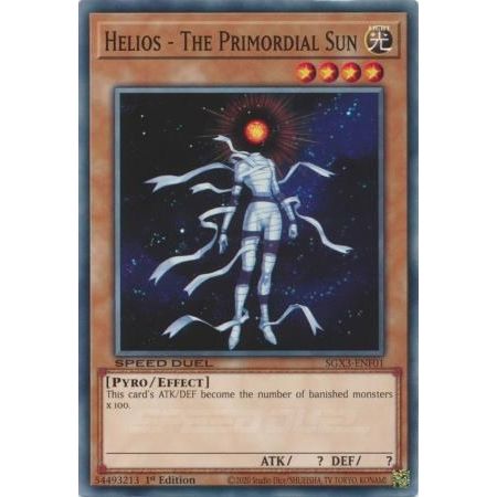 Image for Helios - The Primordial Sun (SGX3-ENF01) (SGX3) - YuGiOh