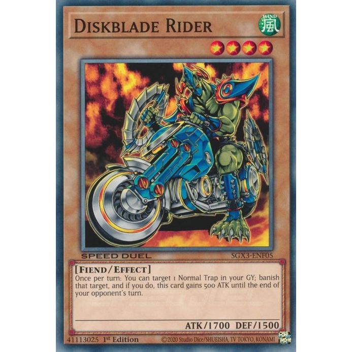 Image for Diskblade Rider (SGX3-ENF05) (SGX3) - YuGiOh