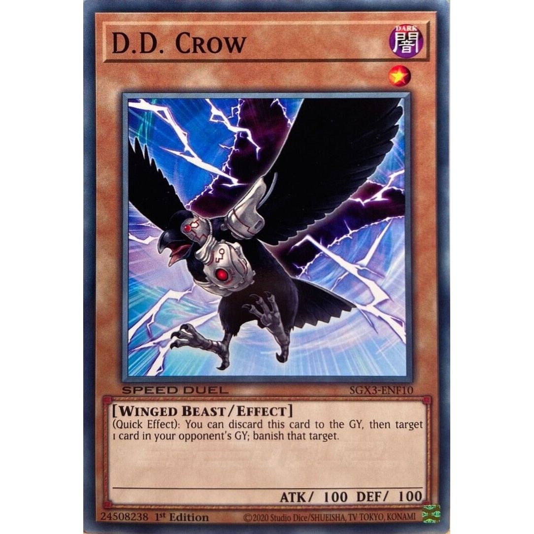 Image for D.D. Crow (SGX3-ENF10) (SGX3) - YuGiOh