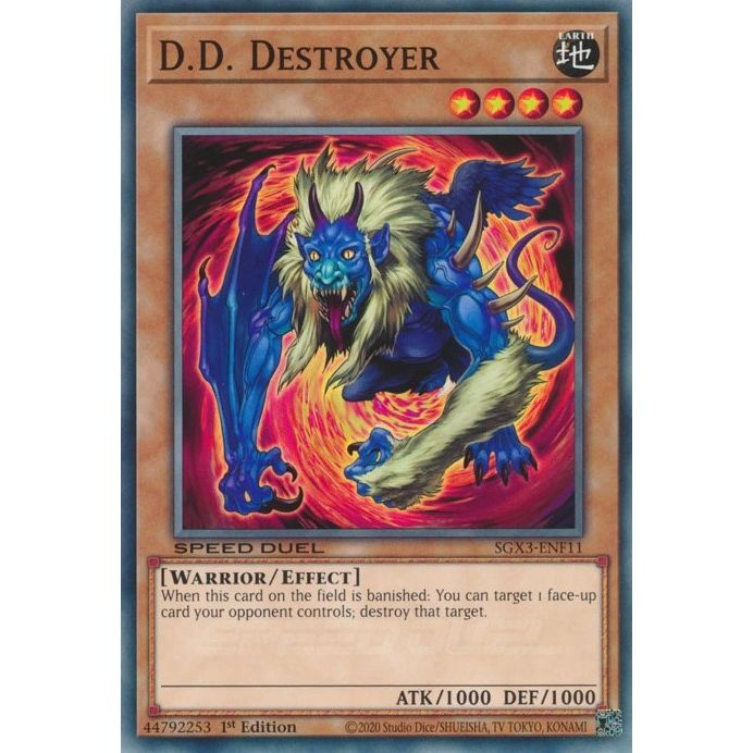 Image for D.D. Destroyer (SGX3-ENF11) (SGX3) - YuGiOh