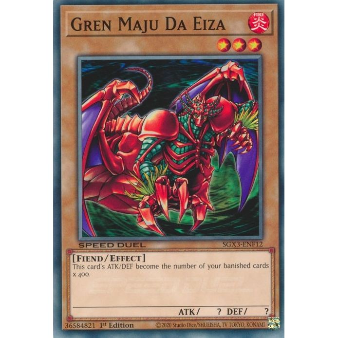 Image for Gren Maju Da Eiza (SGX3-ENF12) (SGX3) - YuGiOh