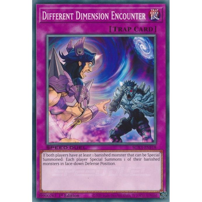 Image for Different Dimension Encounter (SGX3-ENF18) (SGX3) - YuGiOh