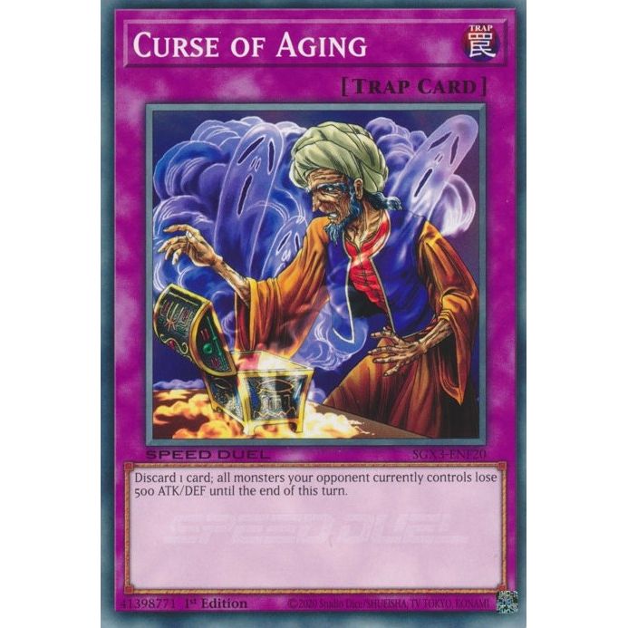 Image for Curse of Aging (SGX3-ENF20) (SGX3) - YuGiOh