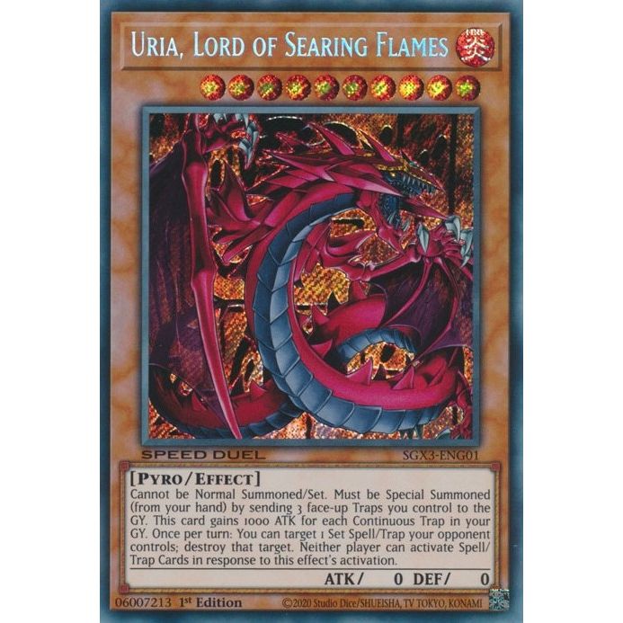 Image for Uria, Lord of Searing Flames (SGX3-ENG01) (SGX3) - YuGiOh