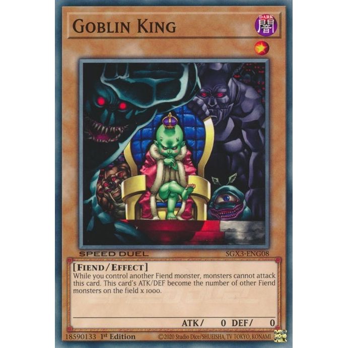 Image for Goblin King (SGX3-ENG08) (SGX3) - YuGiOh