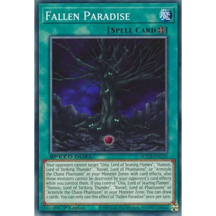 Image for Fallen Paradise (SGX3-ENG10) (SGX3) - YuGiOh