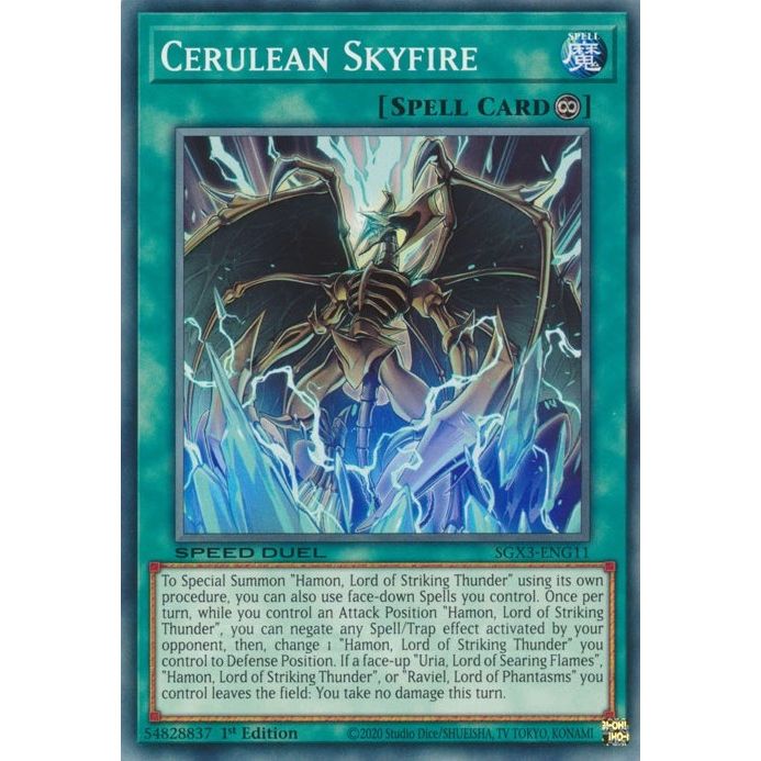 Image for Cerulean Skyfire (SGX3-ENG11) (SGX3) - YuGiOh