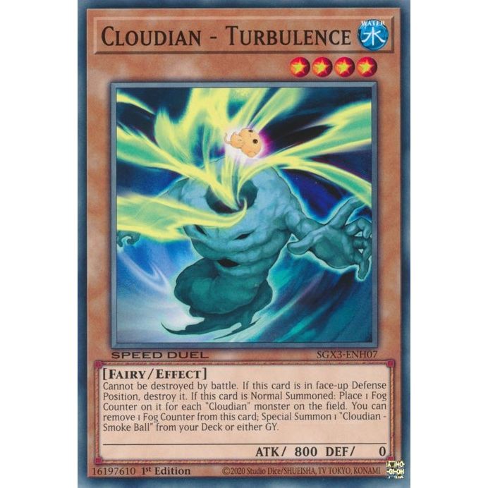 Image for Cloudian - Turbulence (SGX3-ENH07) (SGX3) - YuGiOh