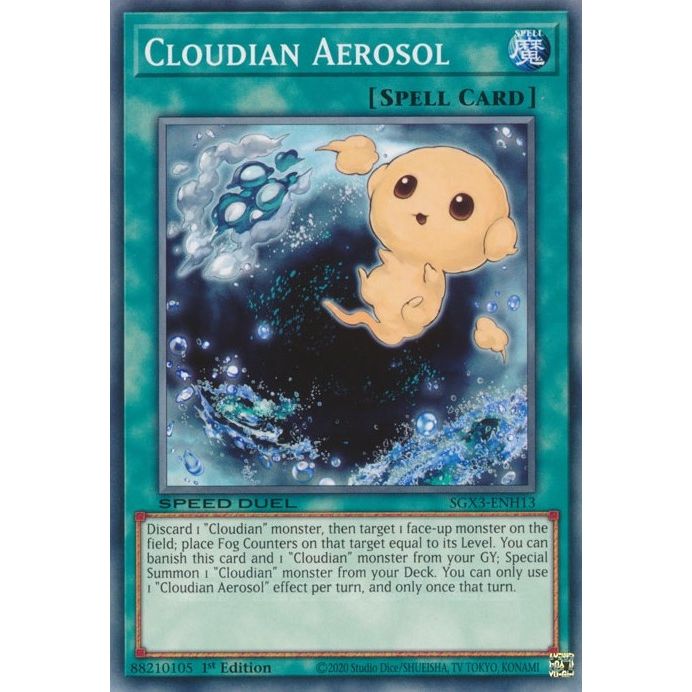 Image for Cloudian Aerosol (SGX3-ENH13) (SGX3) - YuGiOh