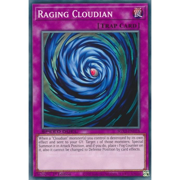Image for Raging Cloudian (SGX3-ENH18) (SGX3) - YuGiOh
