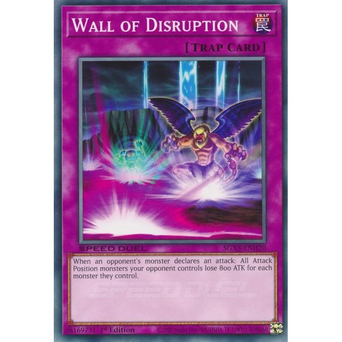 Image for Wall of Disruption (SGX3-ENH20) (SGX3) - YuGiOh