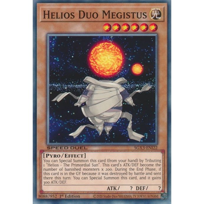 Image for Helios Duo Megistus (SGX3-ENI22) (SGX3) - YuGiOh