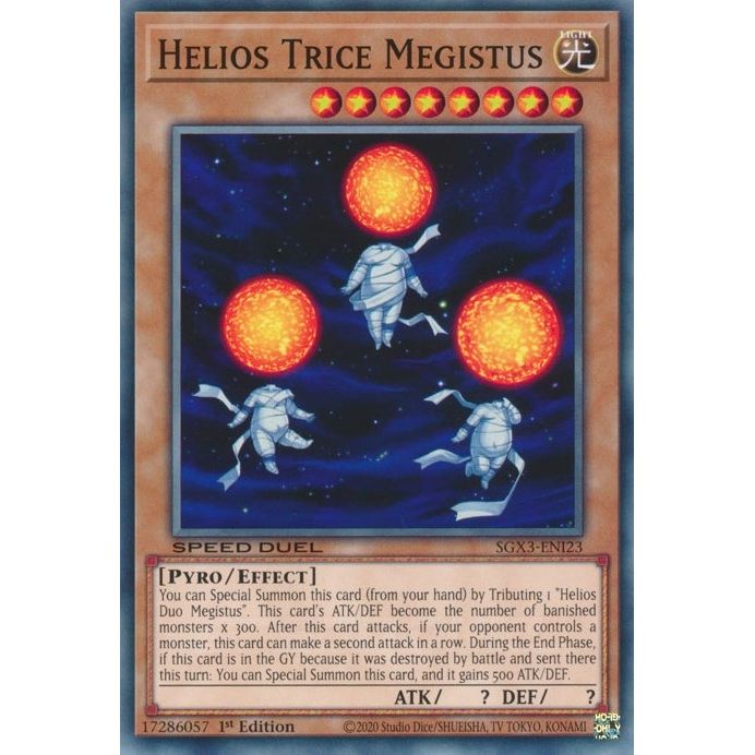Image for Helios Trice Megistus (SGX3-ENI23) (SGX3) - YuGiOh
