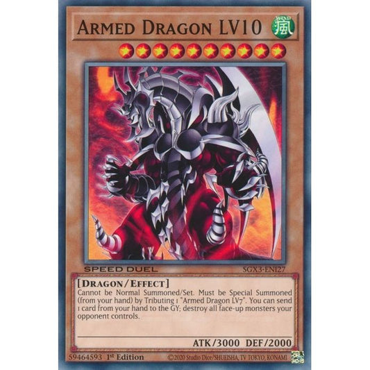 Image for Armed Dragon LV10 (SGX3-ENI27) (SGX3) - YuGiOh