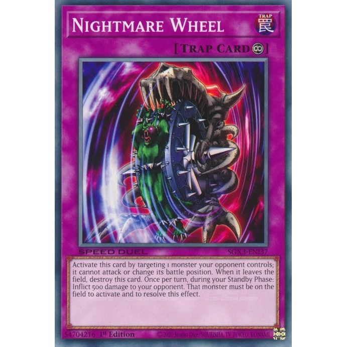Image for Nightmare Wheel (SGX3-ENI37) (SGX3) - YuGiOh