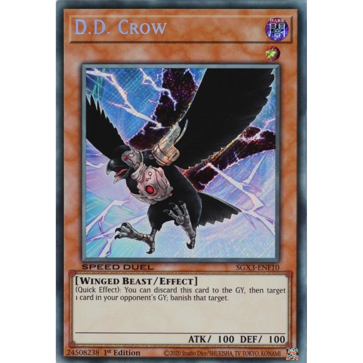 Image for D.D. Crow (Secret Rare) (SGX3-ENF10) (SGX3) - YuGiOh