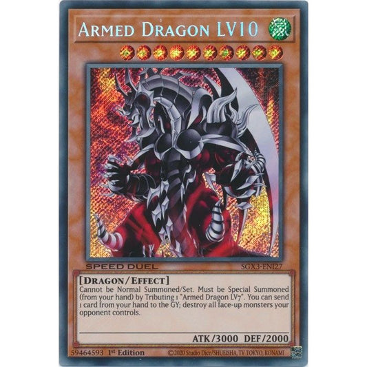 Image for Armed Dragon LV10 (Secret Rare) (SGX3-ENI27) (SGX3) - YuGiOh