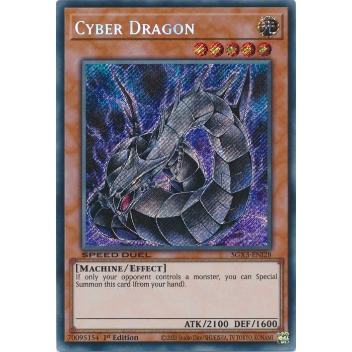 Image for Cyber Dragon (Secret Rare) (SGX3-ENI28) (SGX3) - YuGiOh