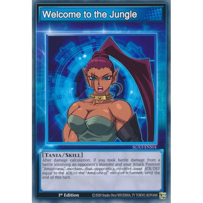 Image for Welcome to the Jungle (SGX3-ENS04) (SGX3) - YuGiOh