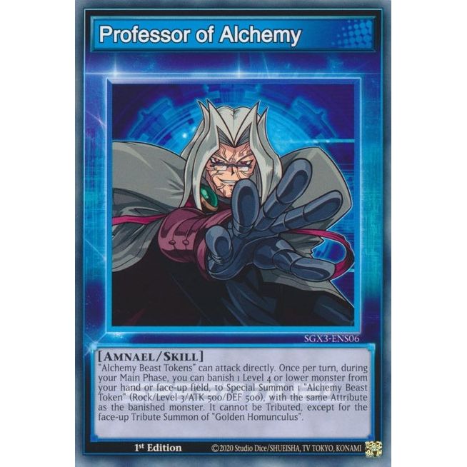 Image for Professor of Alchemy (SGX3-ENS06) (SGX3) - YuGiOh