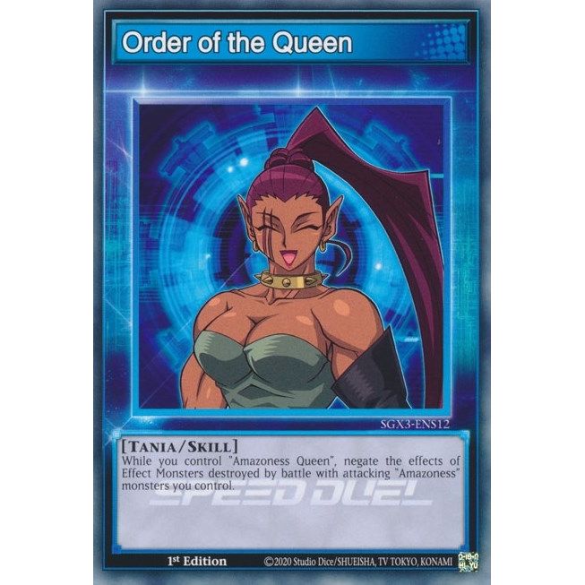 Image for Order of the Queen (SGX3-ENS12) (SGX3) - YuGiOh