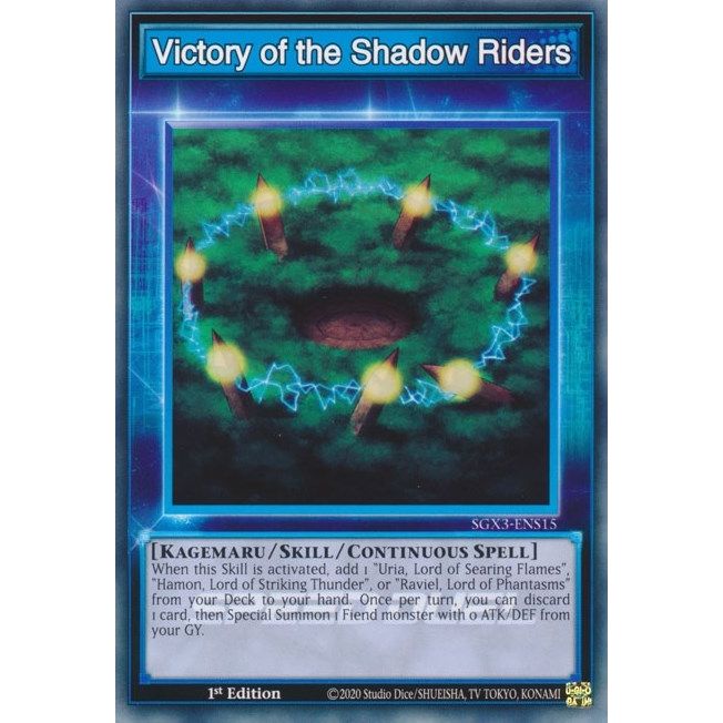 Image for Victory of the Shadow Riders (SGX3-ENS15) (SGX3) - YuGiOh